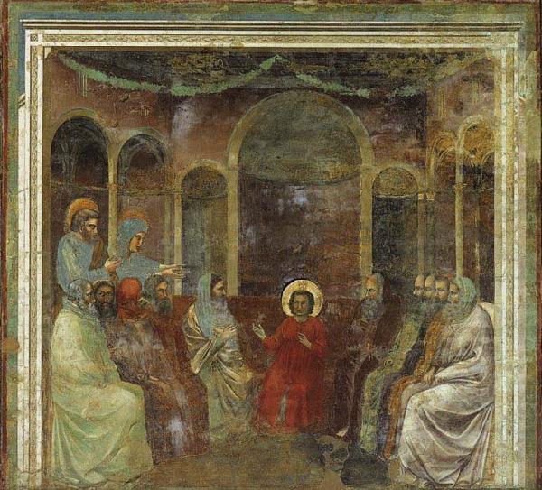 GIOTTO di Bondone Christ among the Doctors china oil painting image